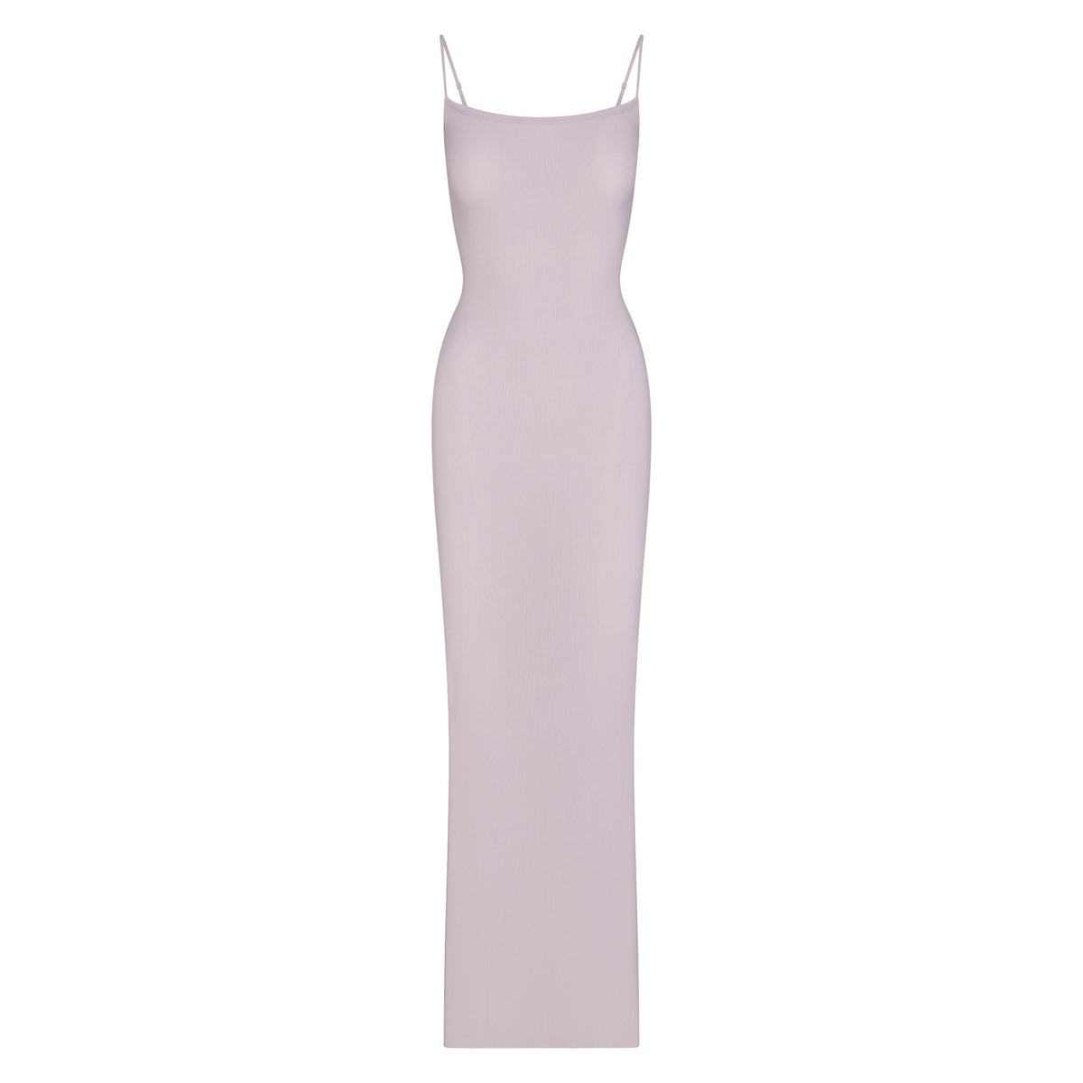 SOFT LOUNGE LONG SLIP DRESS | IRIS MICA FLAT ON A WHITE BACKGROUND | FLT