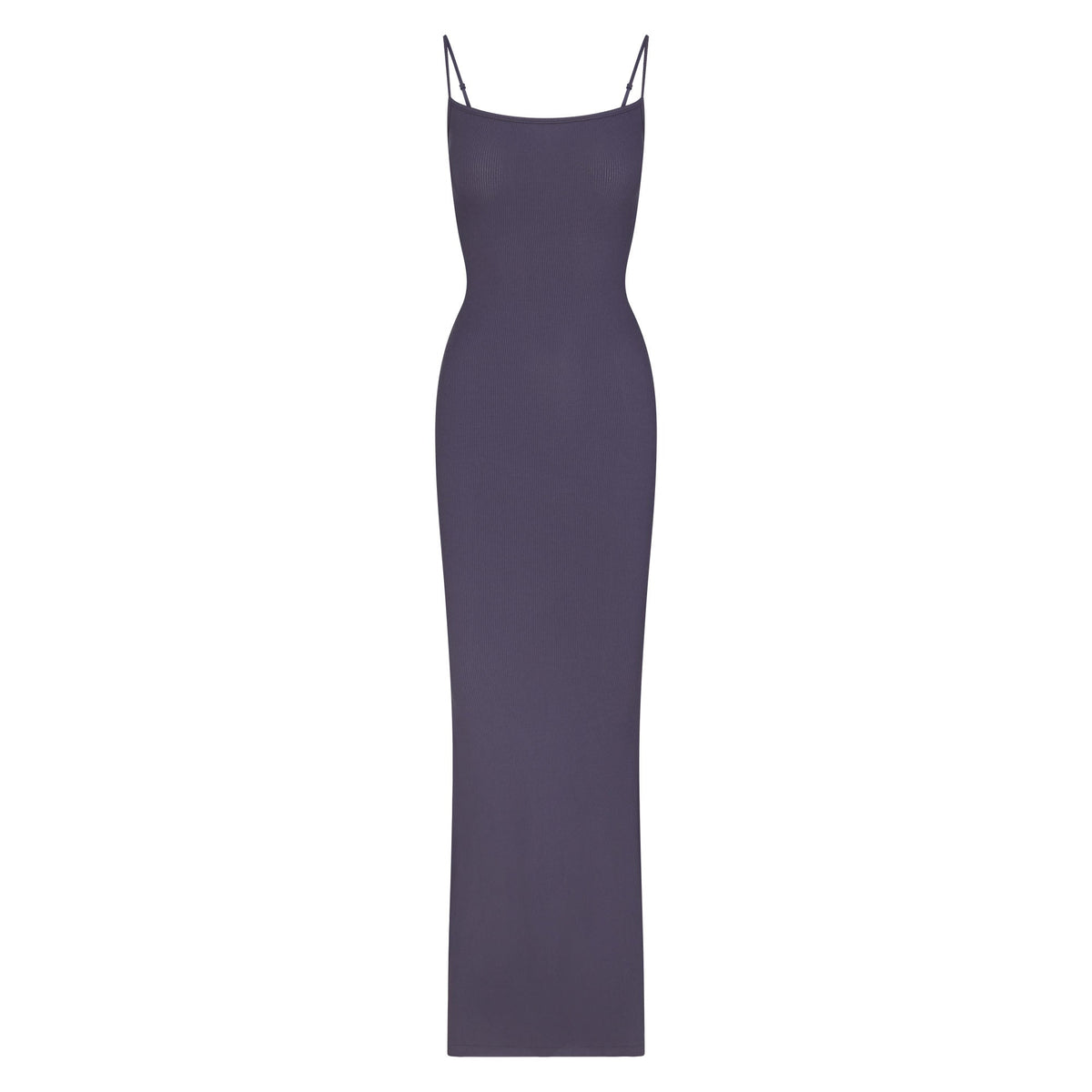 SOFT LOUNGE LONG SLIP DRESS | SLEET FLAT ON A WHITE BACKGROUND | FLT