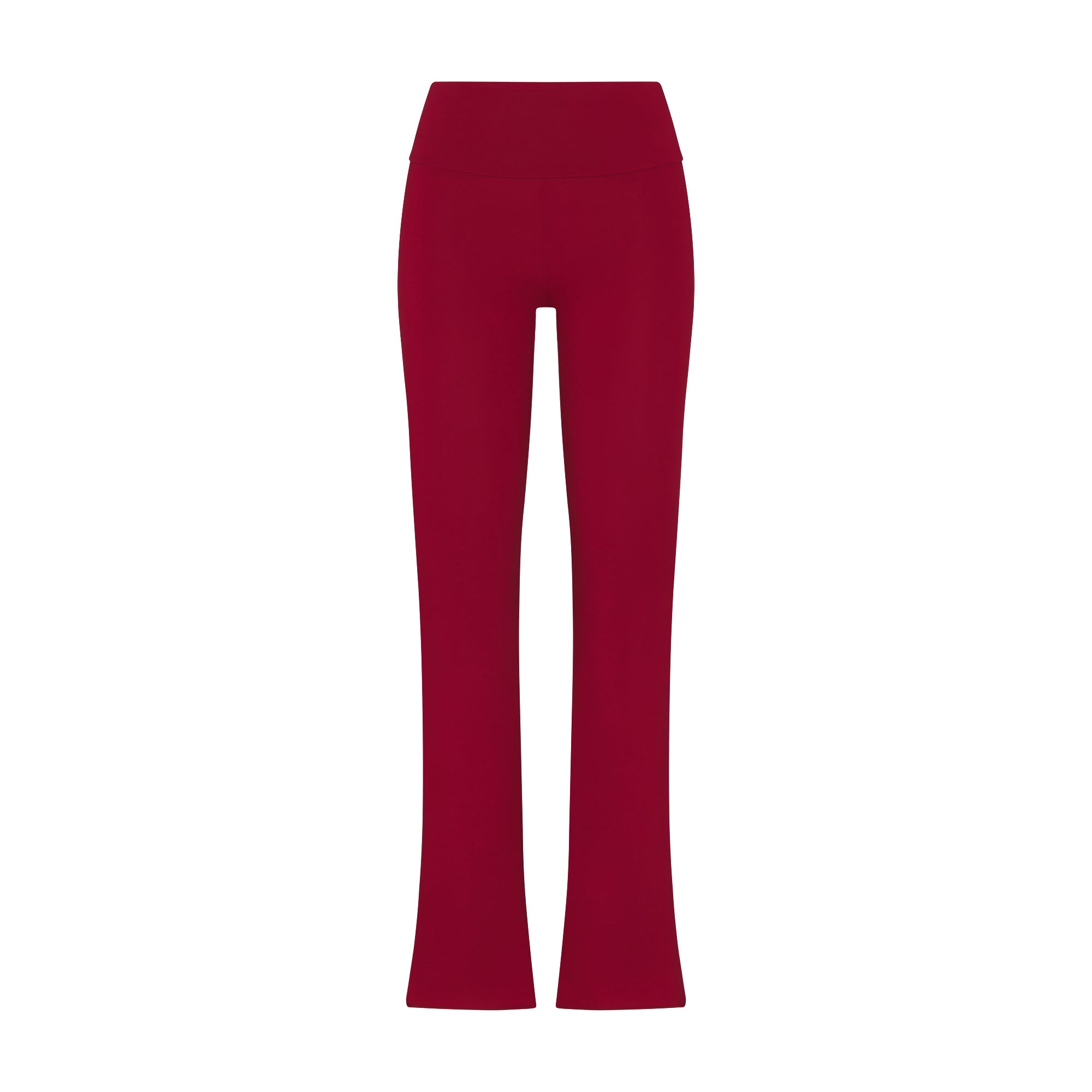 COTTON JERSEY FOLDOVER PANT | BRICK FLAT ON A WHITE BACKGROUND | FLT