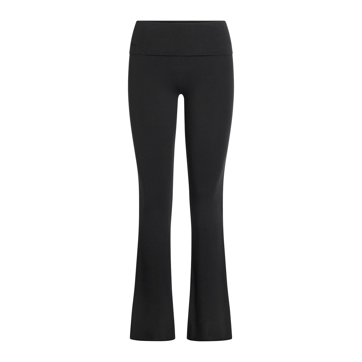 COTTON JERSEY FOLDOVER PANT | SOOT FLAT ON A WHITE BACKGROUND | FLT
