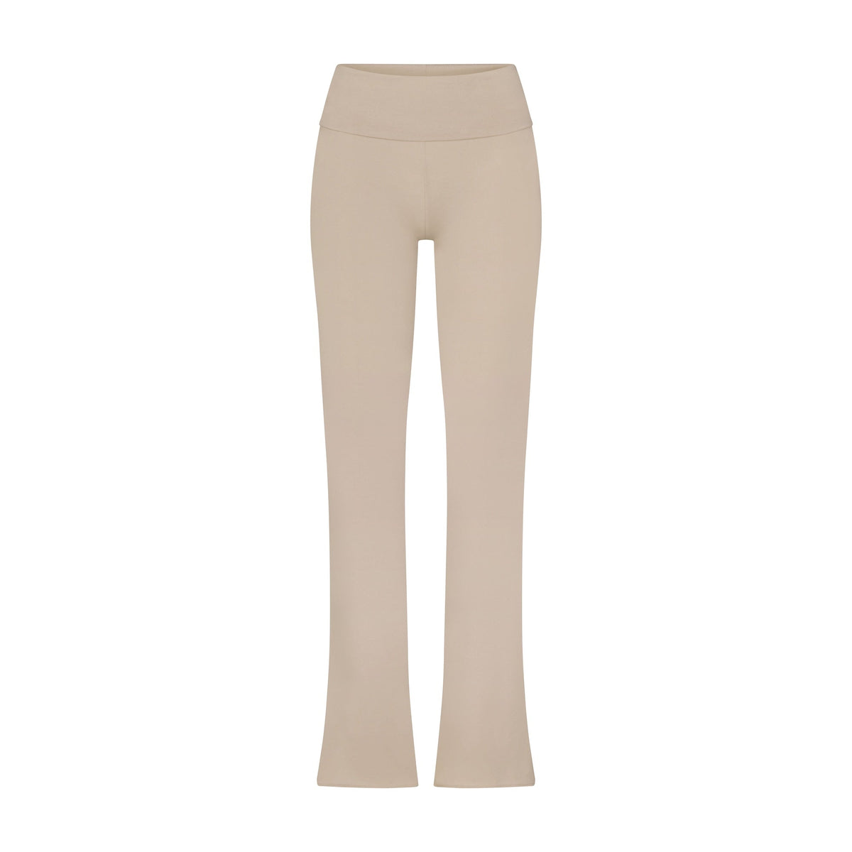 COTTON JERSEY FOLDOVER PANT | STONE FLAT ON A WHITE BACKGROUND | FLT