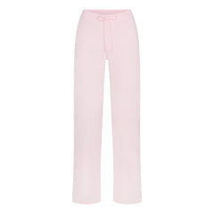 COTTON JERSEY STRAIGHT LEG PANT | CHERRY BLOSSOM FLAT ON A WHITE BACKGROUND | FLT