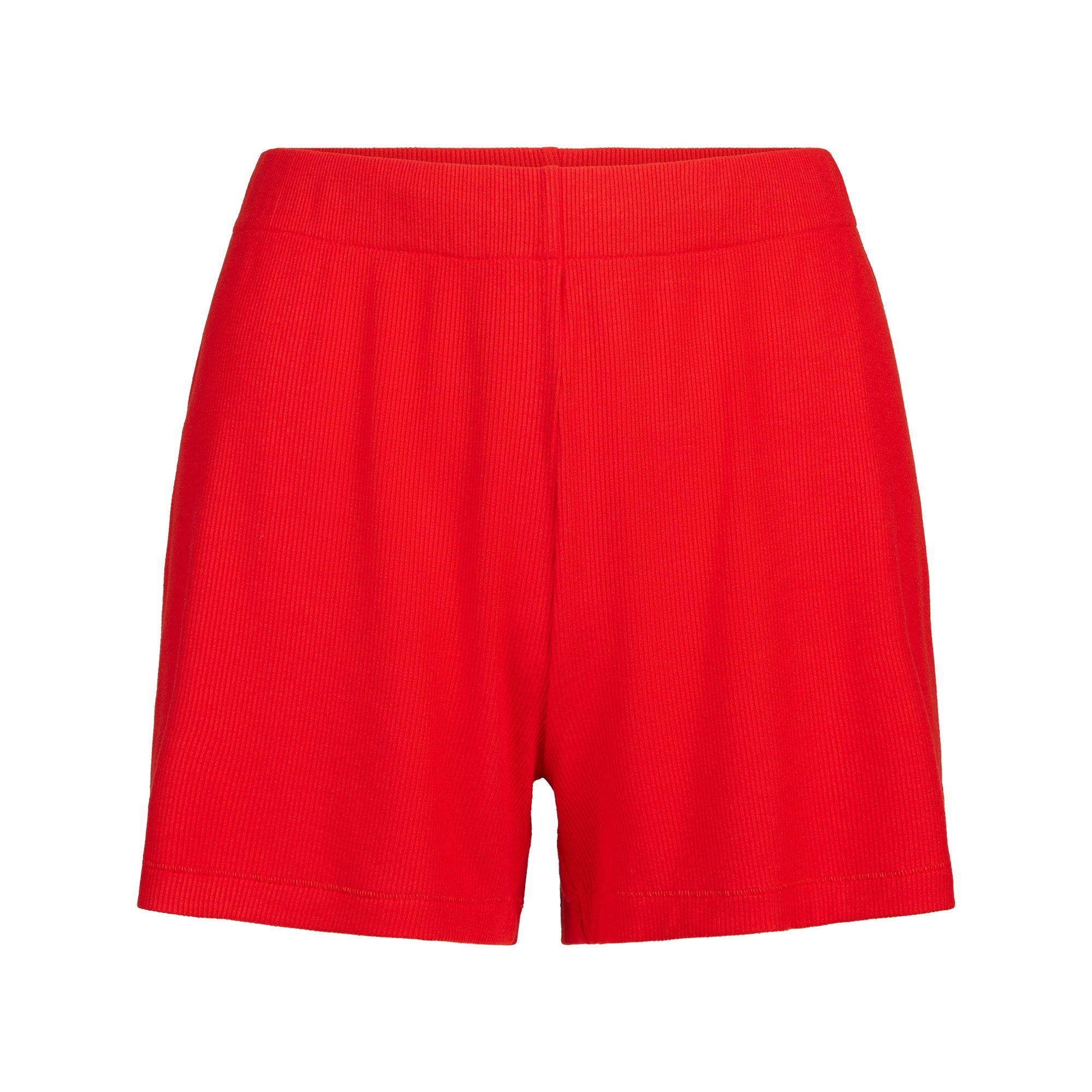 SOFT LOUNGE SHORT SLEEP SET | CHERRY FLAT ON A WHITE BACKGROUND