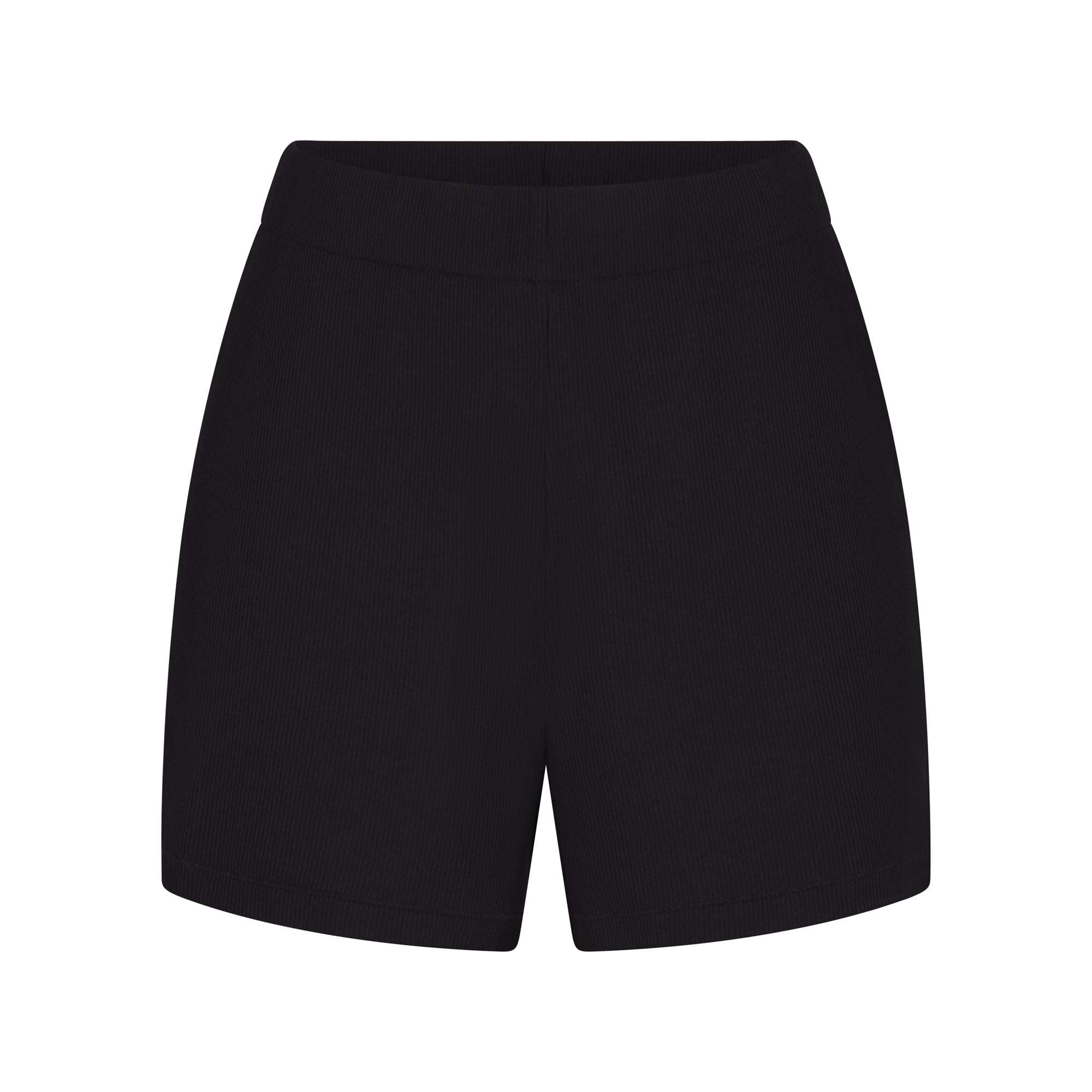 SOFT LOUNGE SHORT SLEEP SET | ONYX LAYS FLAT ON A WHITE BACKGROUND | FLT