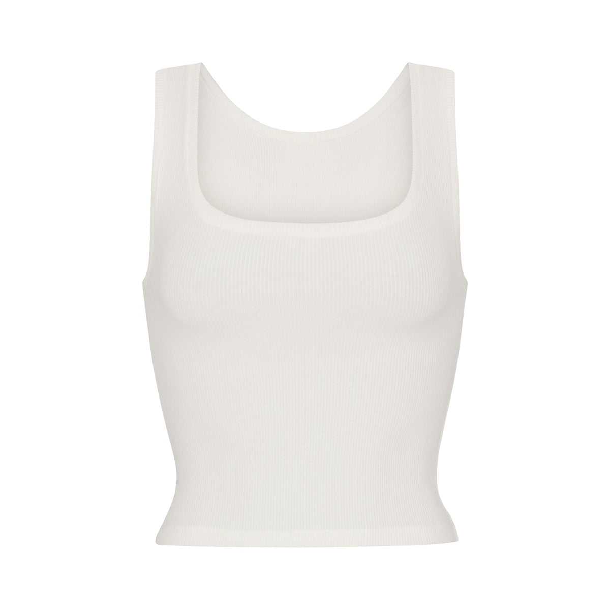 COTTON RIB TANK | MARBLE (TANKS, TOPS) LAYS FLAT ON A WHITE BACKGROUND | FLT