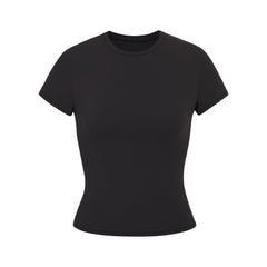 FITS EVERYBODY T-SHIRT | ONYX (T-SHIRTS, TOPS) LAYS FLAT ON A WHITE BACKGROUND | FLT