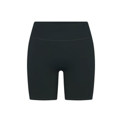 NikeSKIMS MATTE 5" BIKER SHORT | DARK TEAL FLAT ON A WHITE BACKGROUND | FLT