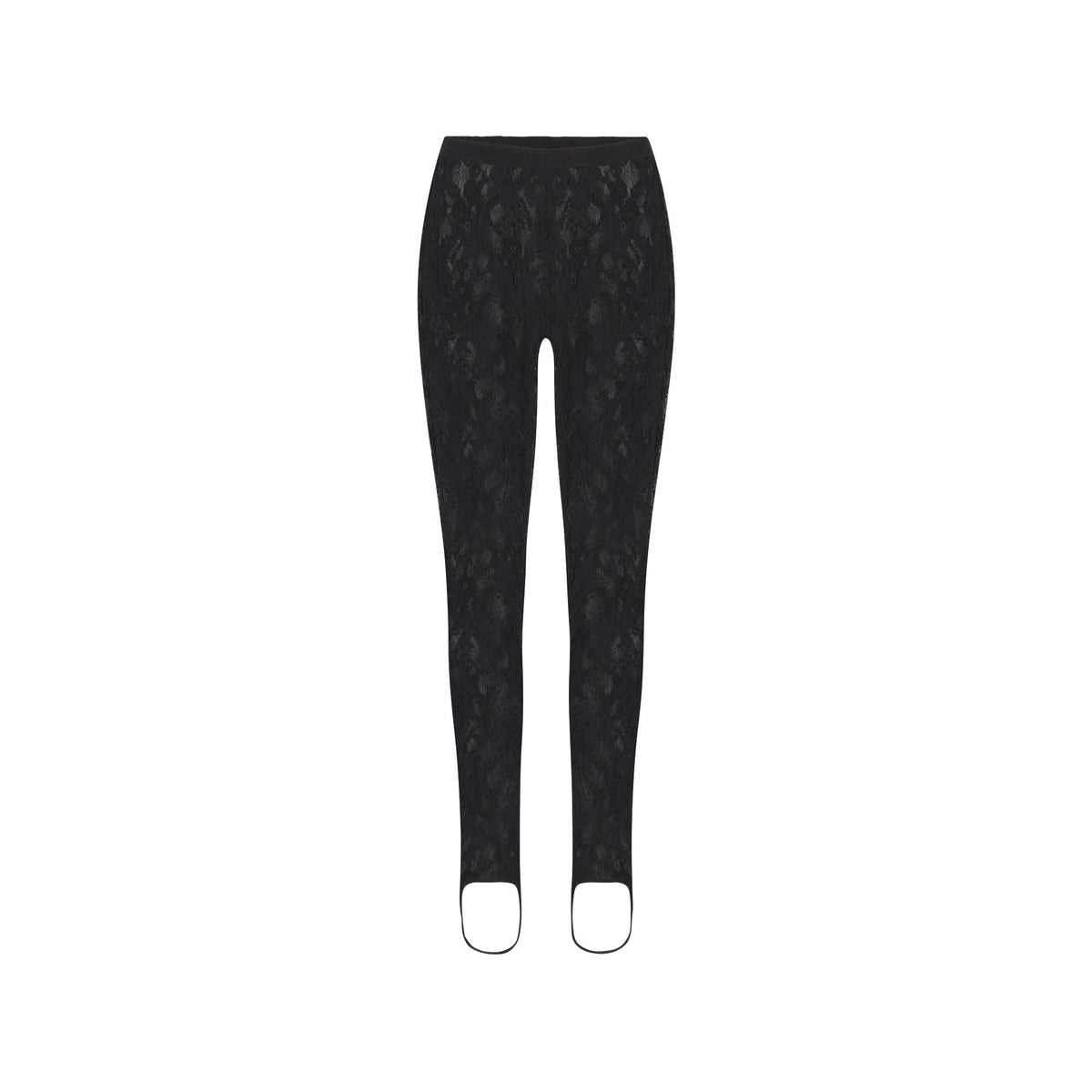 STRETCH LACE STIRRUP LEGGING | SOOT FLAT ON A WHITE BACKGROUND | FLT