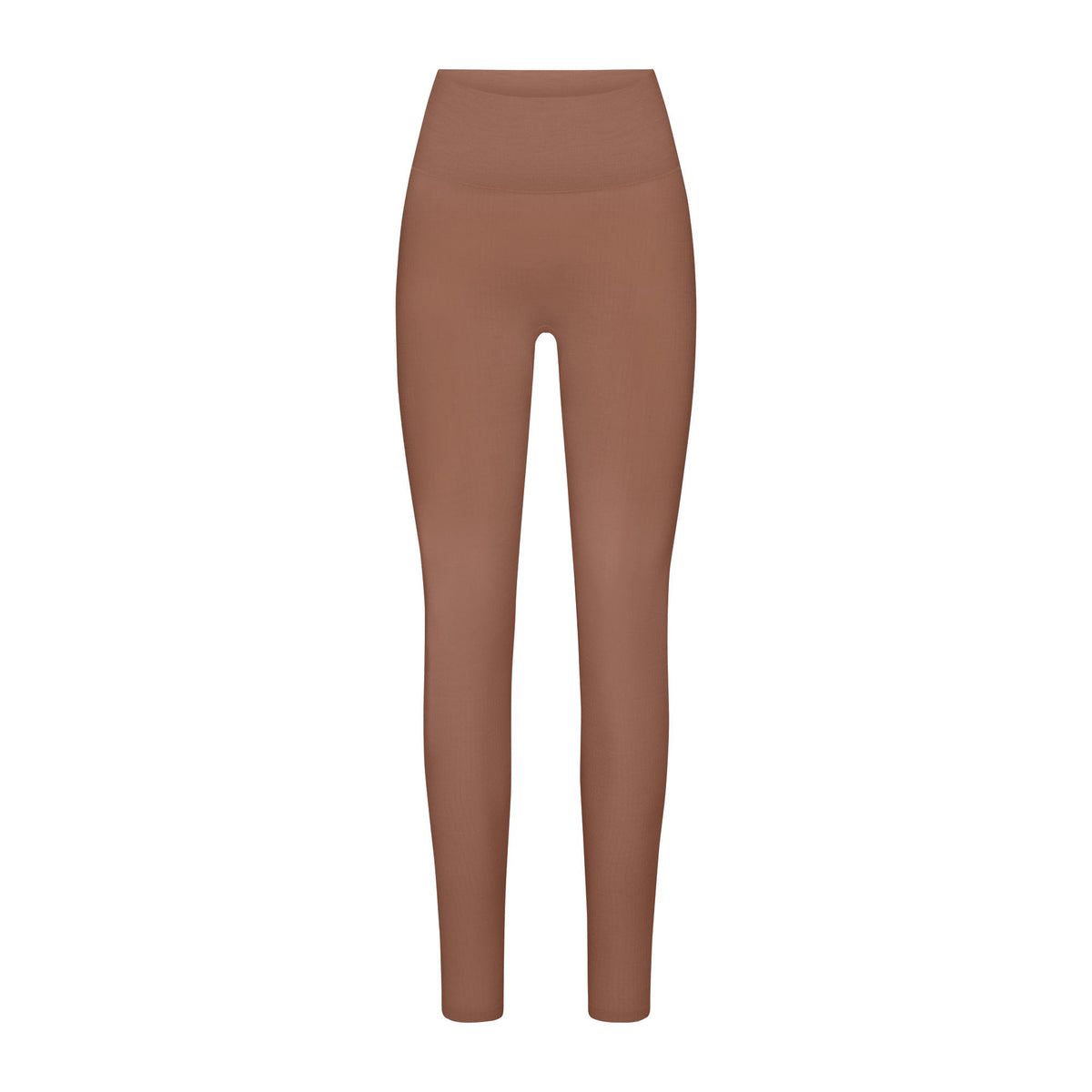 WOOL RIB HIGH-WAISTED LEGGING | SIENNA FLAT ON A WHITE BACKGROUND | FLT