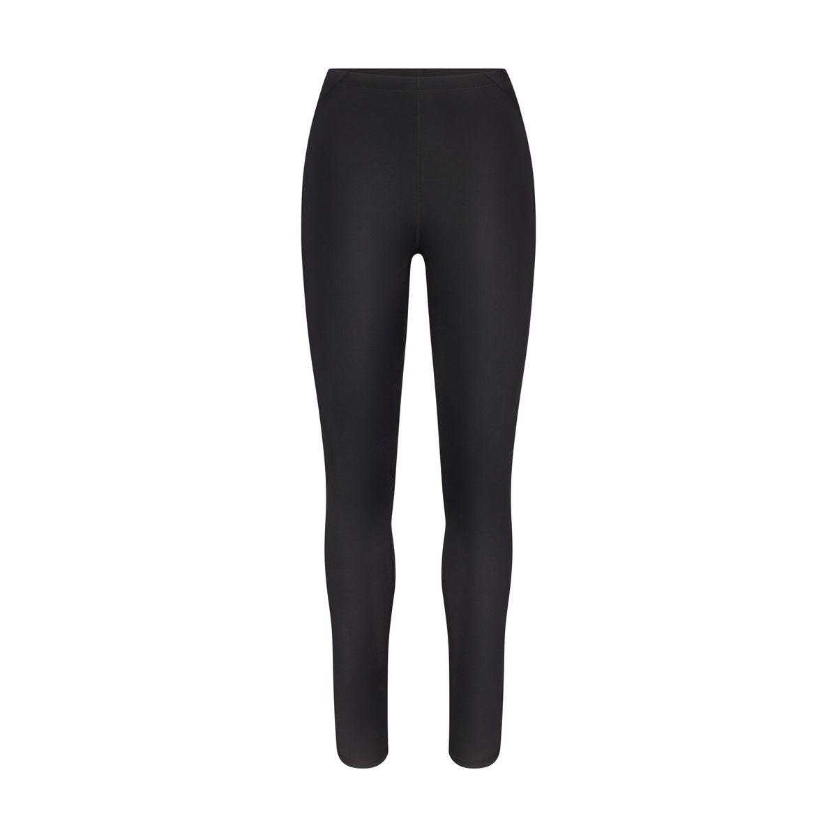 NikeSKIMS SHINE DRAWCORD 26" LEGGING | OBSIDIAN FLAT ON A WHITE BACKGROUND | FLT
