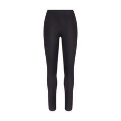 NikeSKIMS SHINE DRAWCORD 26" LEGGING | OBSIDIAN FLAT ON A WHITE BACKGROUND | FLT