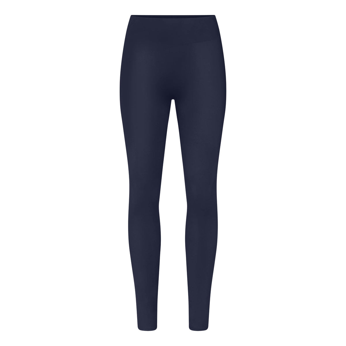 NikeSKIMS SHINE BONDED WAIST 26" LEGGING | NAVY FLAT ON A WHITE BACKGROUND | FLT