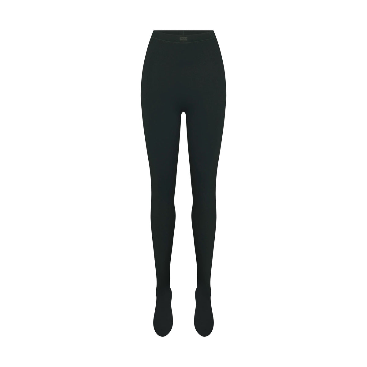 NikeSKIMS MATTE FOOTSIE GRIP LEGGING | DARK TEAL FLAT ON A WHITE BACKGROUND | FLT