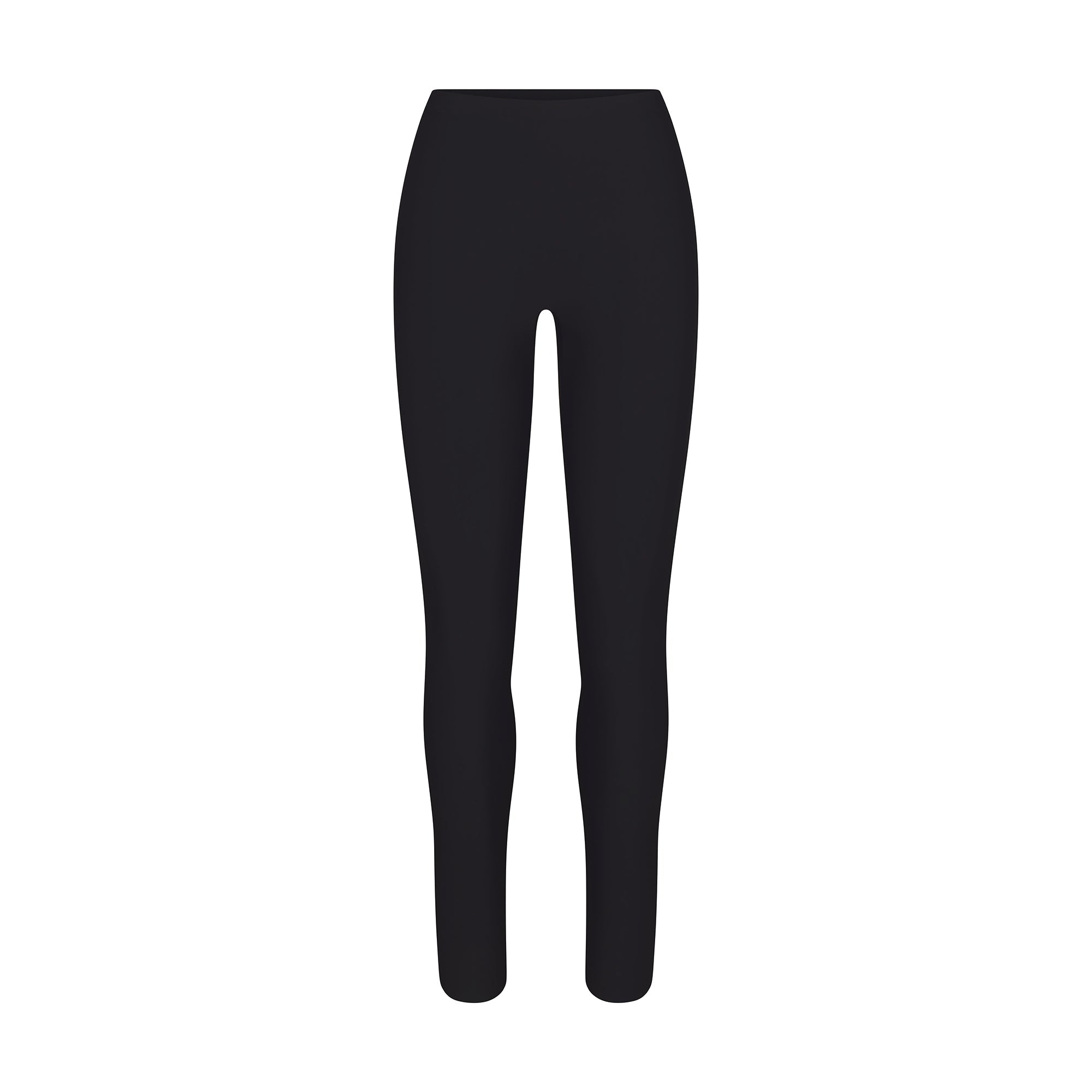 SKIMS BODY BUTT ENHANCING PADDED LEGGING | ONYX FLAT ON A WHITE BACKGROUND | FLT | FLT