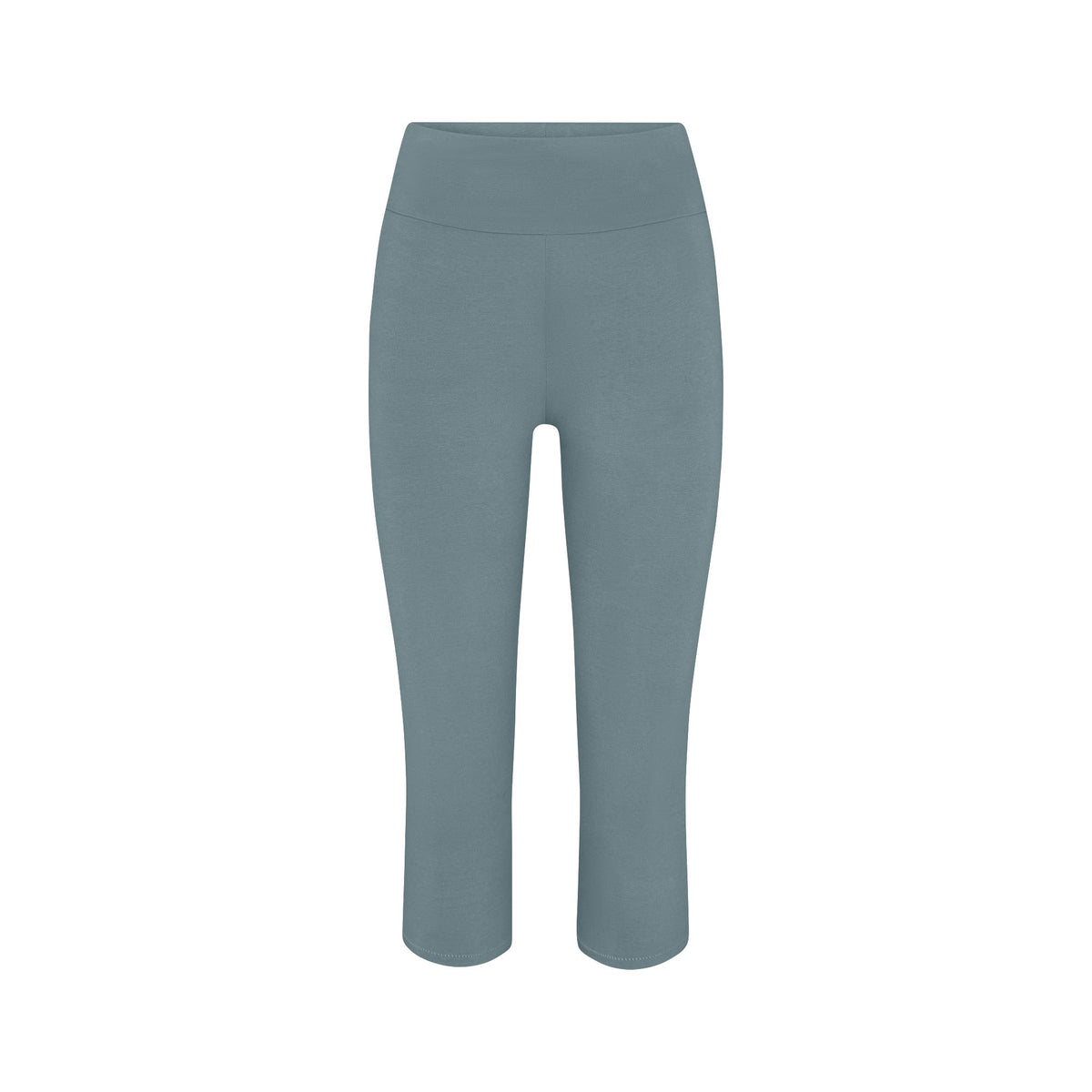 COTTON JERSEY FOLDOVER CAPRI | KYANITE FLAT ON A WHITE BACKGROUND | FLT