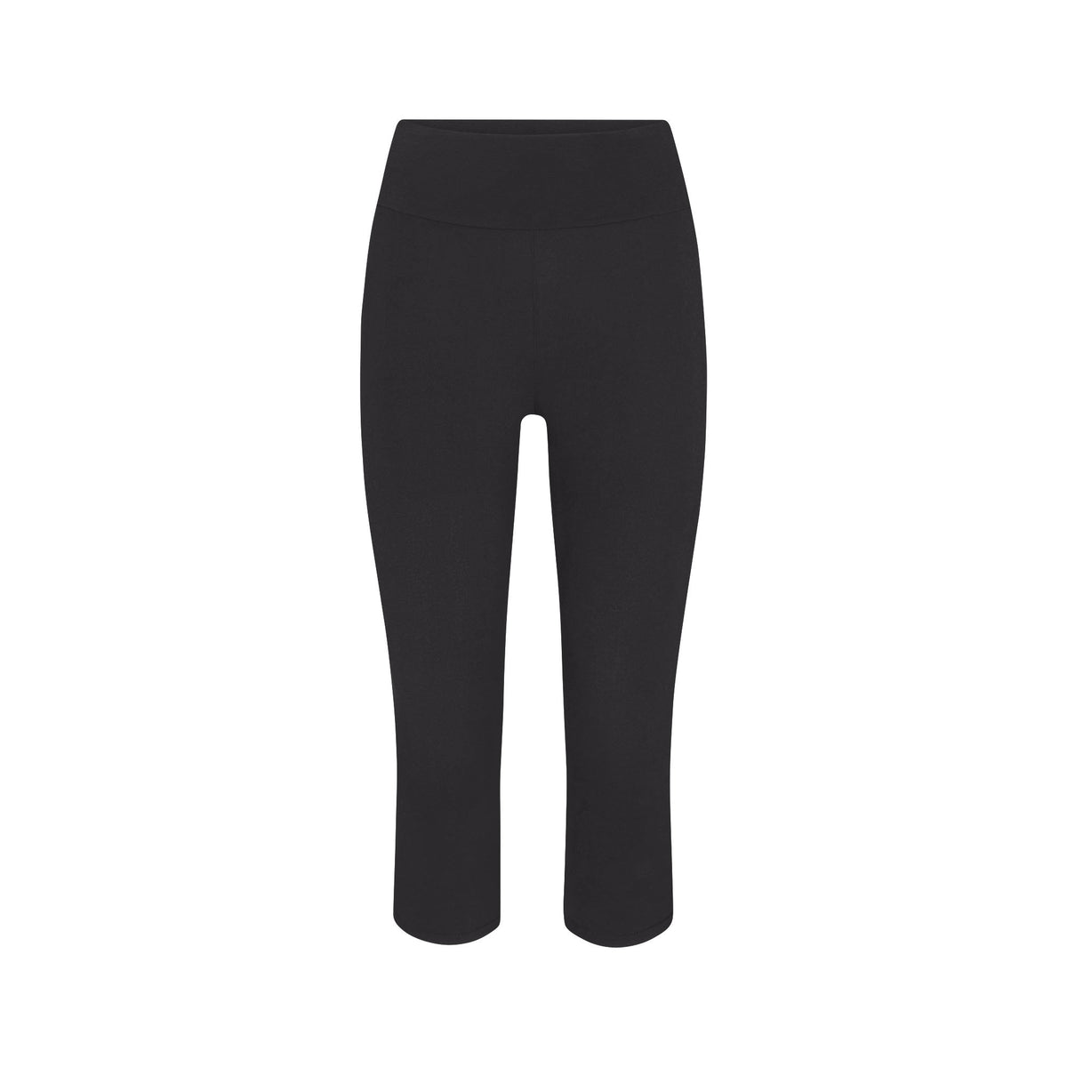 COTTON JERSEY FOLDOVER CAPRI | SOOT FLAT ON A WHITE BACKGROUND | FLT