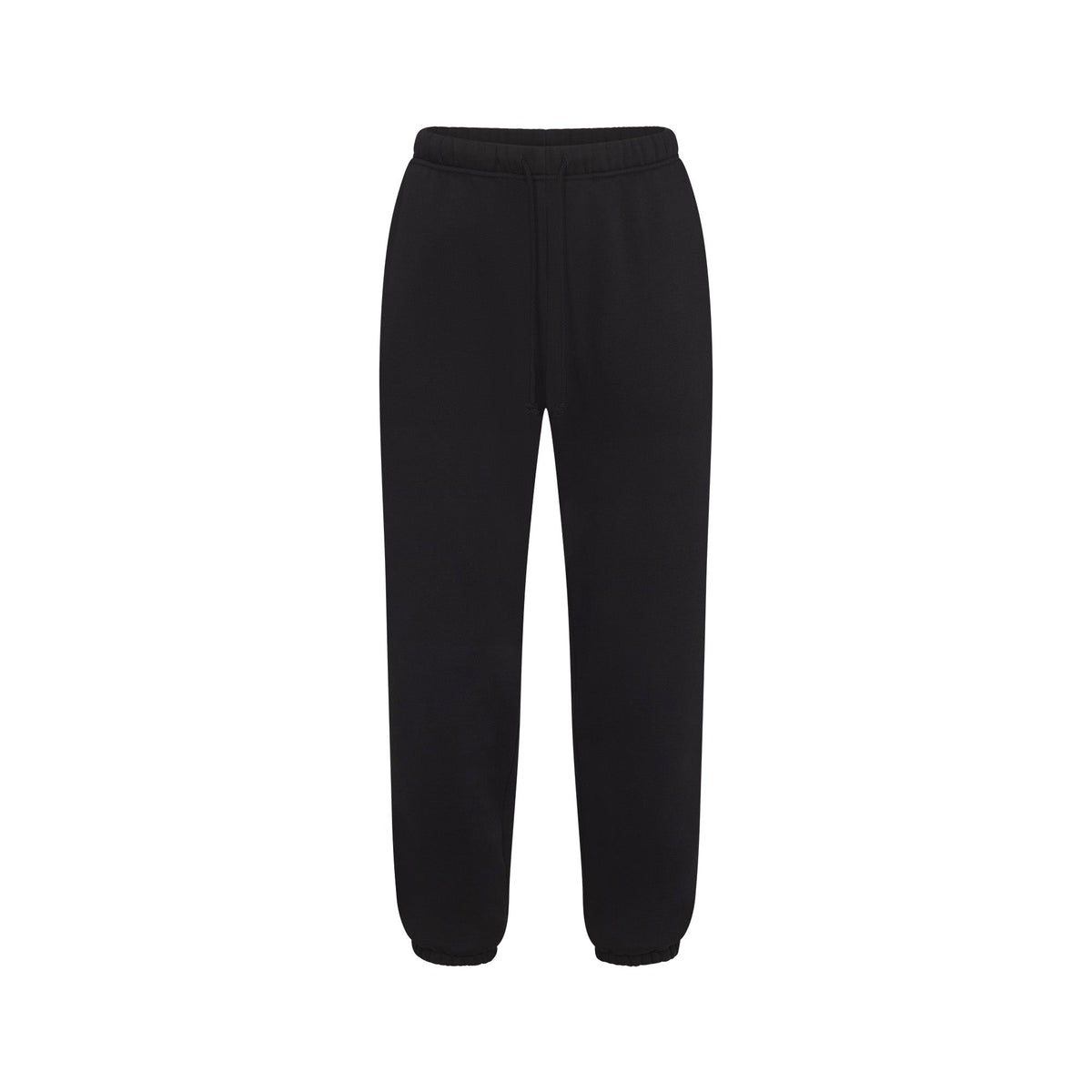 FLEECE LOUNGE MENS TAPERED JOGGER | WASHED ONYX (MENS JOGGERS, MENS BOTTOMS) LAYS FLAT ON A WHITE BACKGROUND | FLT