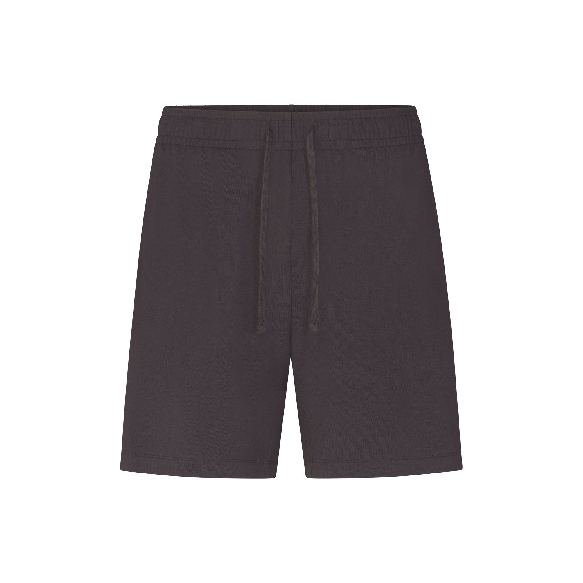 JERSEY LOUNGE MENS RELAXED SHORT | ASH (MENS SHORTS, MENS BOTTOMS) LAYS FLAT ON A WHITE BACKGROUND | FLT