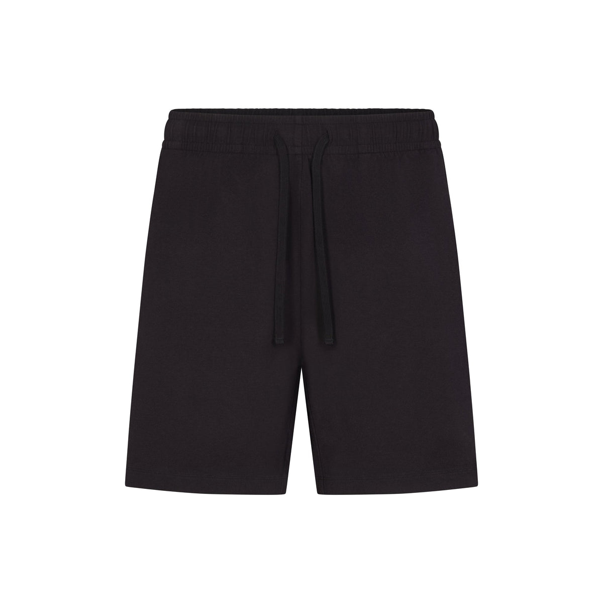 JERSEY LOUNGE MENS RELAXED SHORT | OBSIDIAN (MENS SHORTS, MENS BOTTOMS) LAYS FLAT ON A WHITE BACKGROUND | FLT