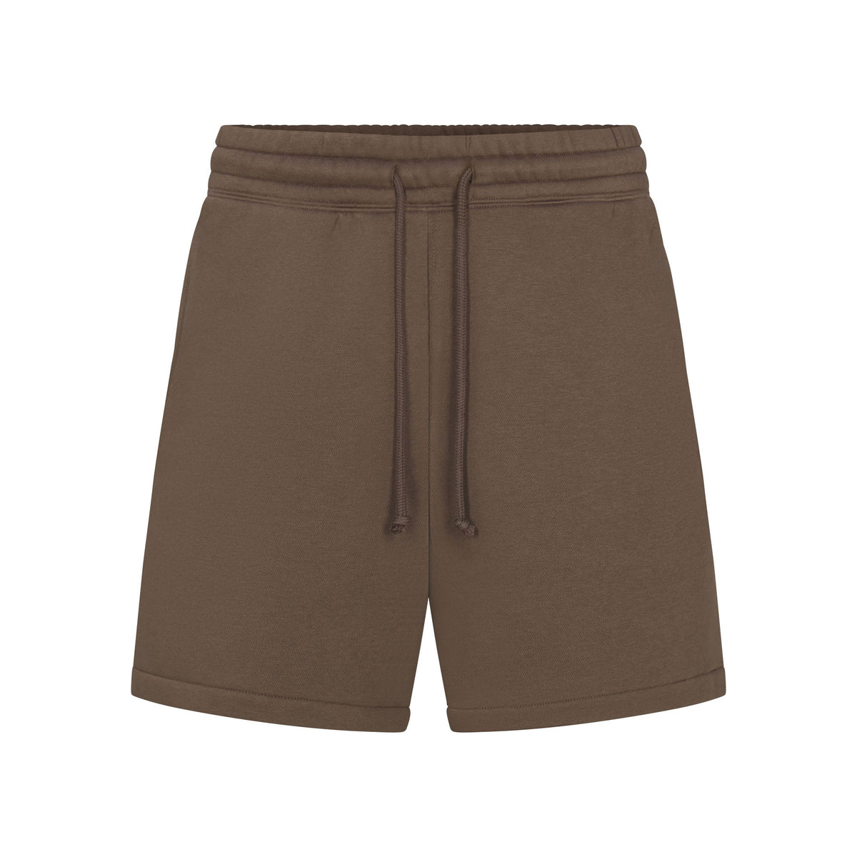 FLEECE LOUNGE MENS RELAXED SHORT | DRIFTWOOD FLAT ON A WHITE BACKGROUND | FLT