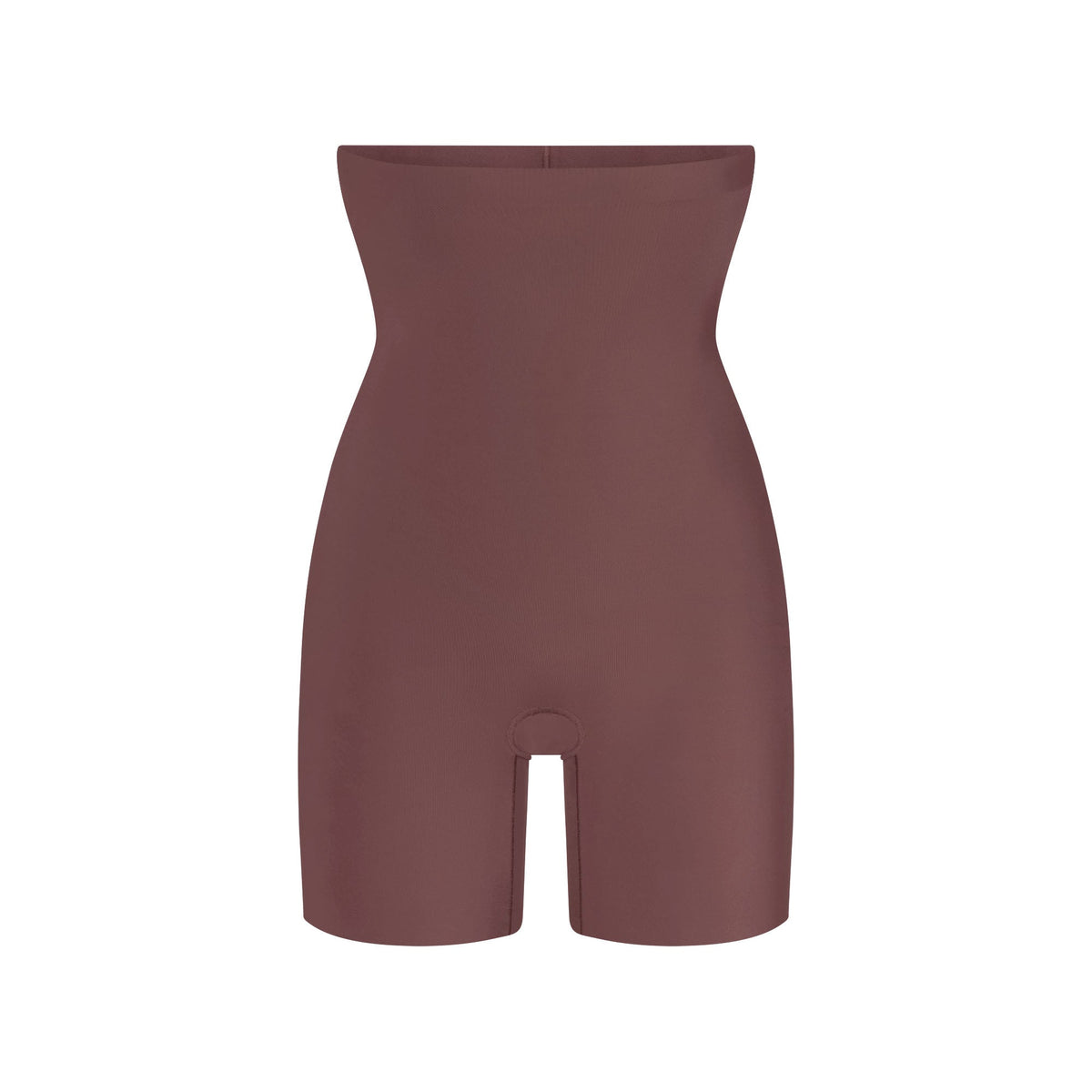 COOL SHAPEWEAR HIGH-WAISTED SHORT | COCOA FLAT ON A WHITE BACKGROUND | FLT