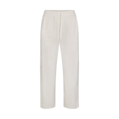 JERSEY LOUNGE MENS RELAXED STRAIGHT LEG PANT | CHALK HEATHER FLAT ON A WHITE BACKGROUND | FLT