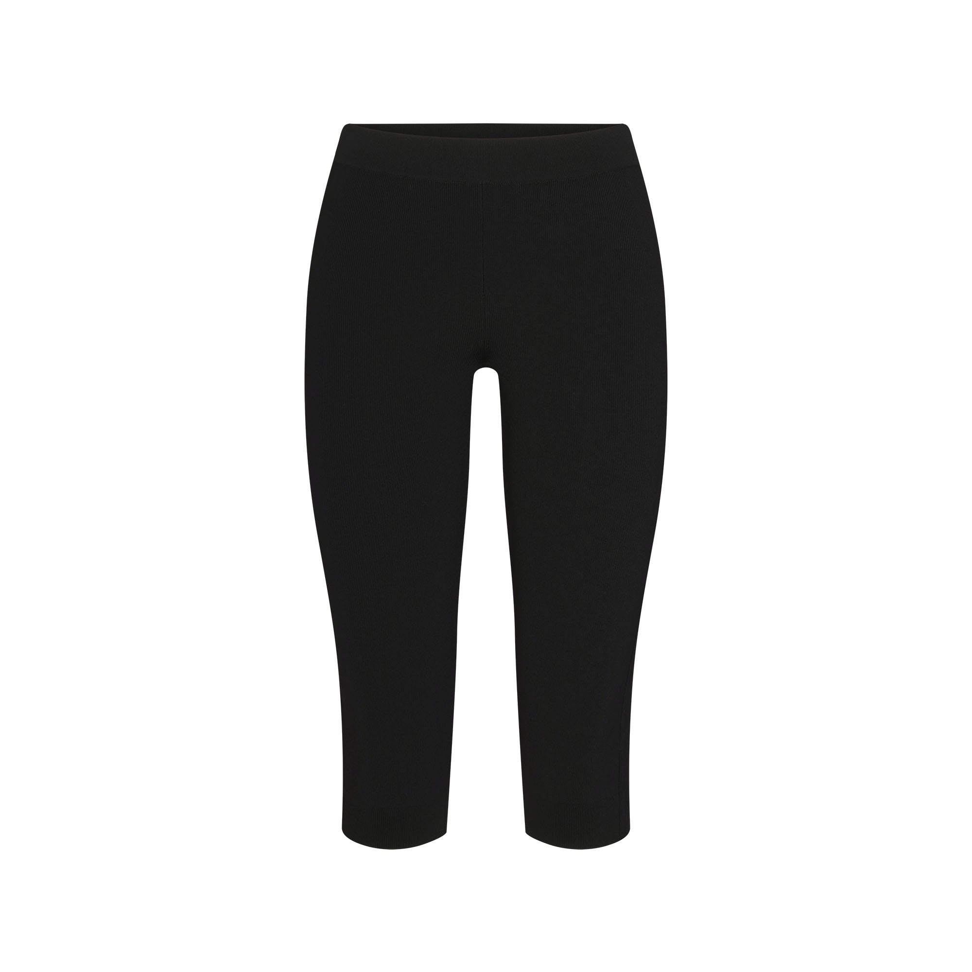 REFINED KNIT CAPRI | OBSIDIAN FLAT ON A WHITE BACKGROUND | FLT