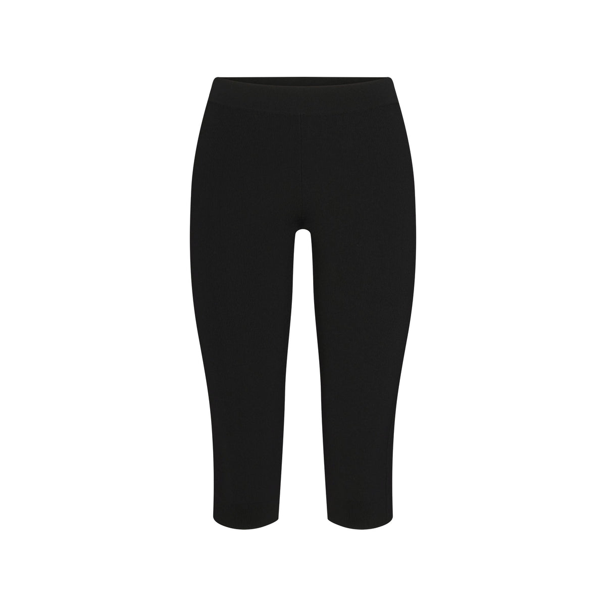 REFINED KNIT CAPRI | OBSIDIAN FLAT ON A WHITE BACKGROUND | FLT