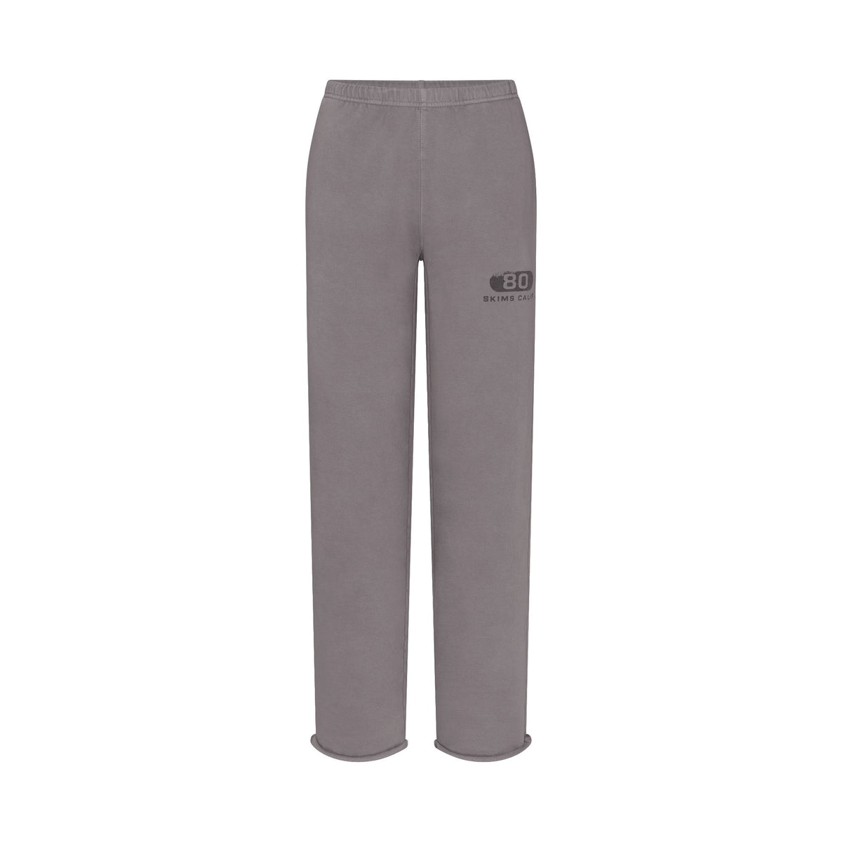 BOYFRIEND FLEECE STRAIGHT LEG PANT | SHADOW EIGHTY SKIMS FLAT ON A WHITE BACKGROUND | FLT