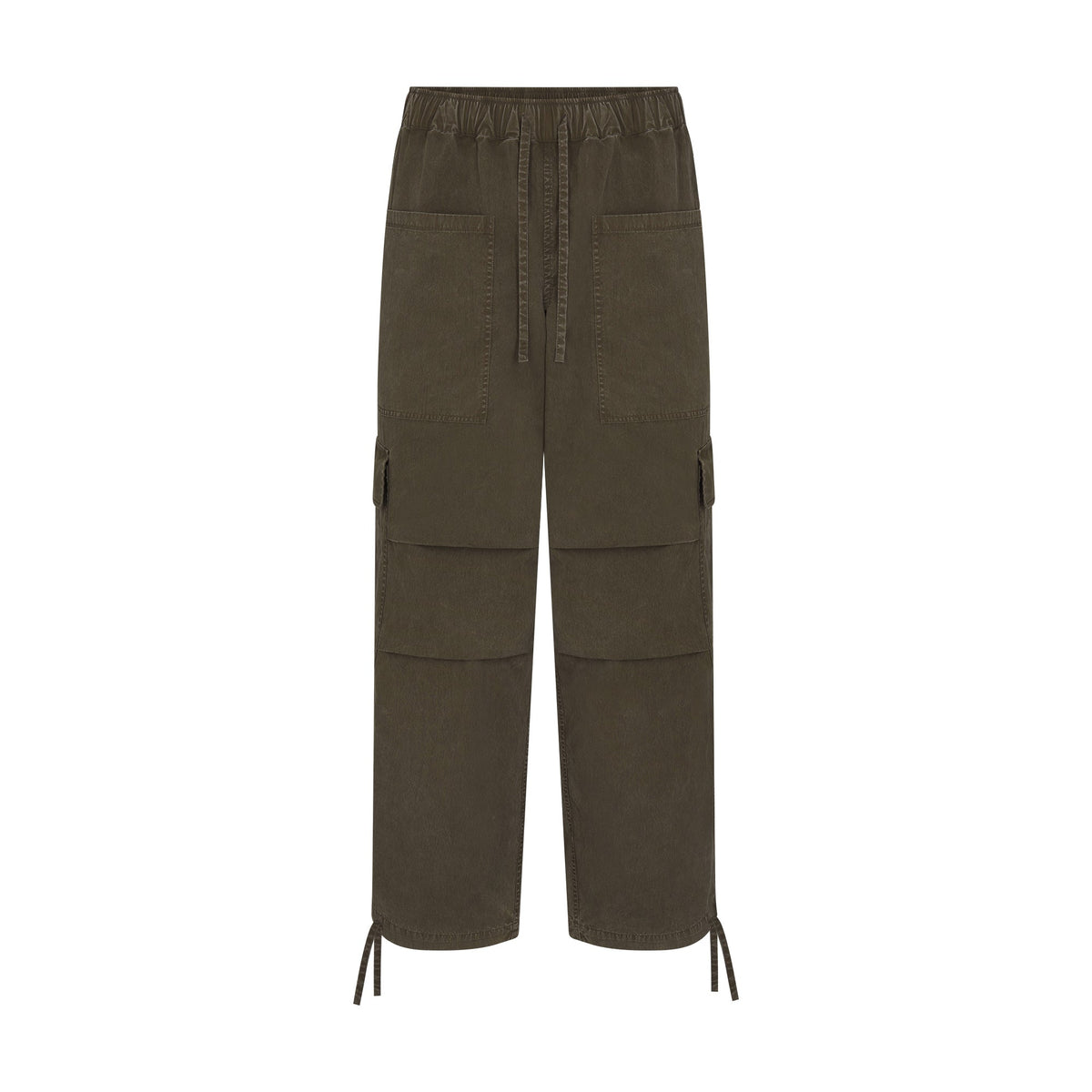 WOVEN MENS CARGO PANT | JUNGLE & LAYS FLAT ON A WHITE BACKGROUND | FLT