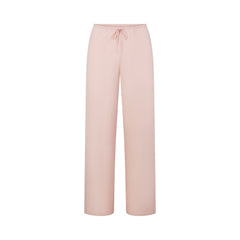 COTTON POPLIN PANT | DUSTY PINK FLAT ON A WHITE BACKGROUND | FLT