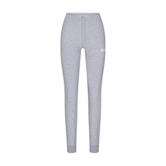 COTTON FLEECE LEGGING | HEATHER GREY FLAT ON A WHITE BACKGROUND | FLT