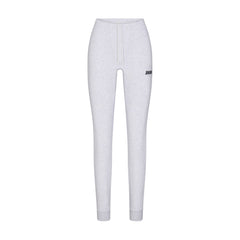 COTTON FLEECE LEGGING | LIGHT HEATHER GREY FLAT ON A WHITE BACKGROUND | FLT
