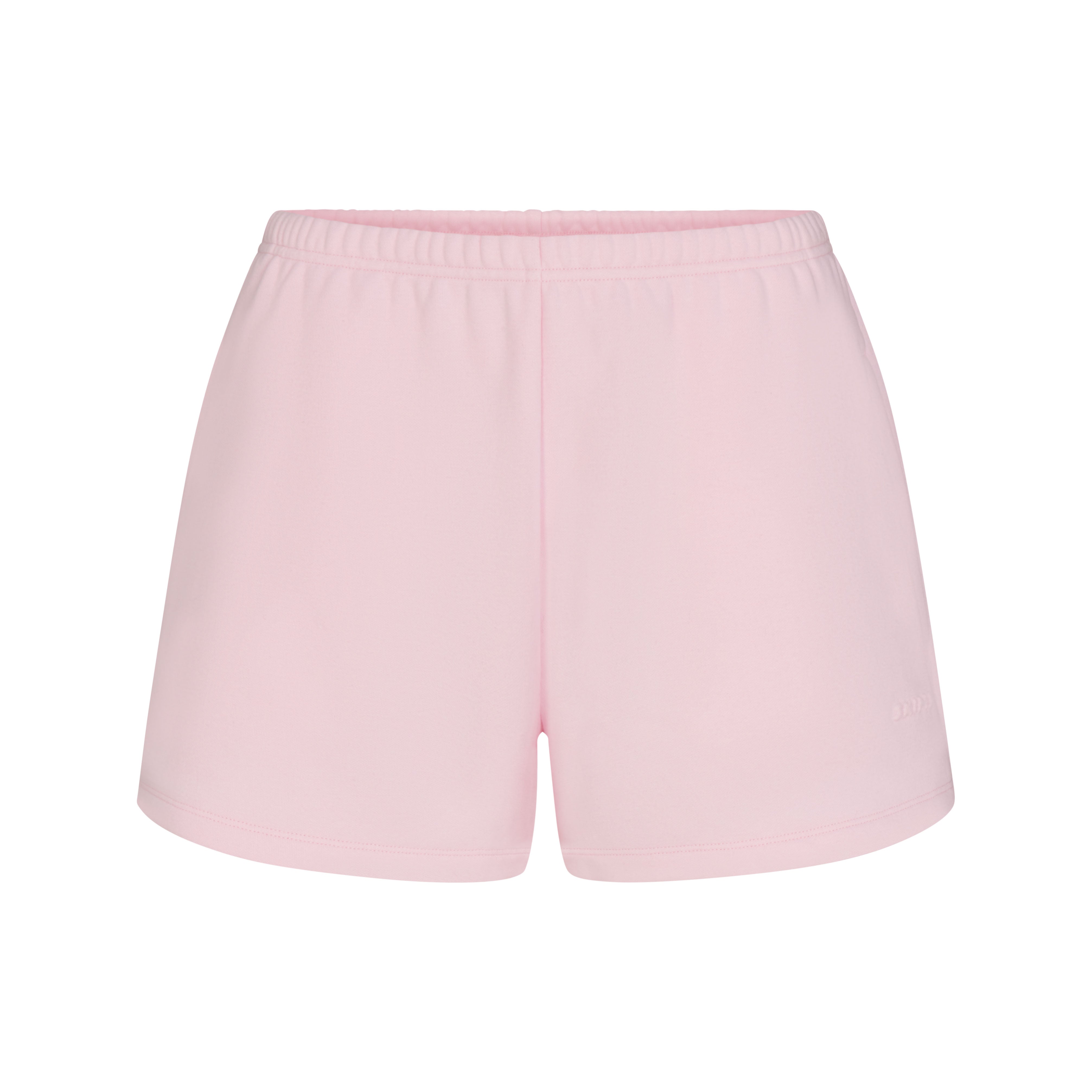 COTTON FLEECE CLASSIC SHORT | CHERRY BLOSSOM & LAYS FLAT ON A WHITE BACKGROUND | FLT