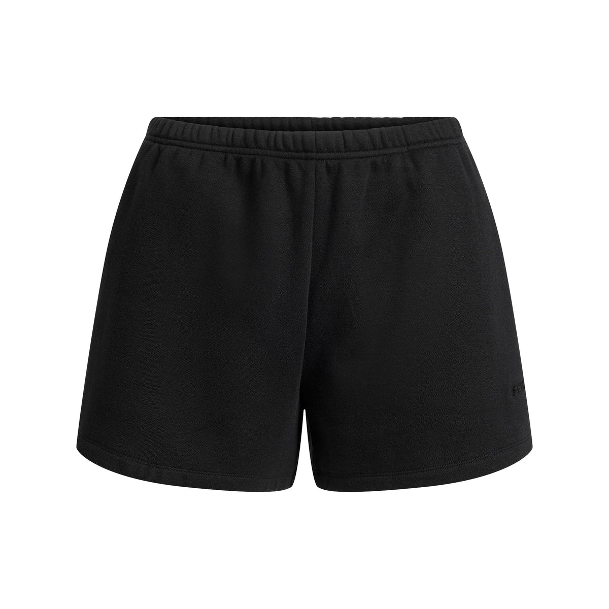 COTTON FLEECE CLASSIC SHORT | ONYX FLAT ON A WHITE BACKGROUND | FLT
