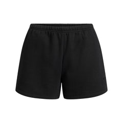 COTTON FLEECE CLASSIC SHORT | ONYX FLAT ON A WHITE BACKGROUND | FLT