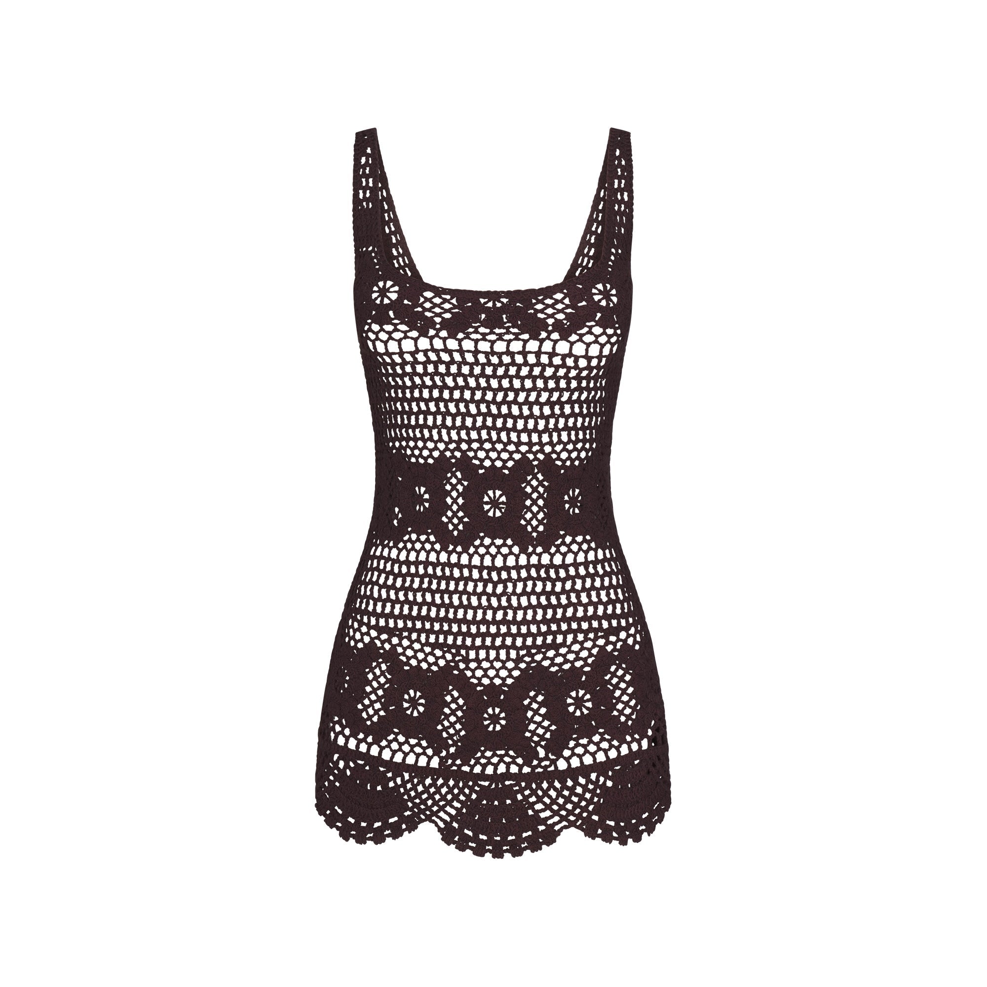 CROCHET COVER-UPS TANK DRESS | PHOENIX FLAT ON A WHITE BACKGROUND | FLT