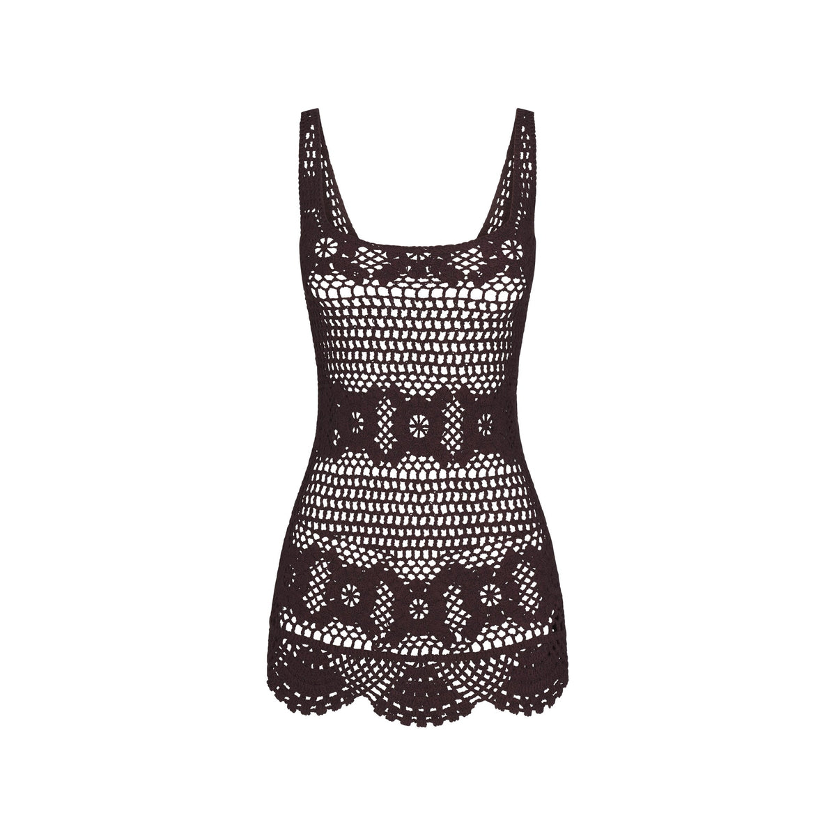 CROCHET COVER-UPS TANK DRESS | PHOENIX FLAT ON A WHITE BACKGROUND | FLT