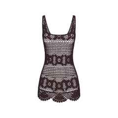 CROCHET COVER-UPS TANK DRESS | PHOENIX FLAT ON A WHITE BACKGROUND | FLT
