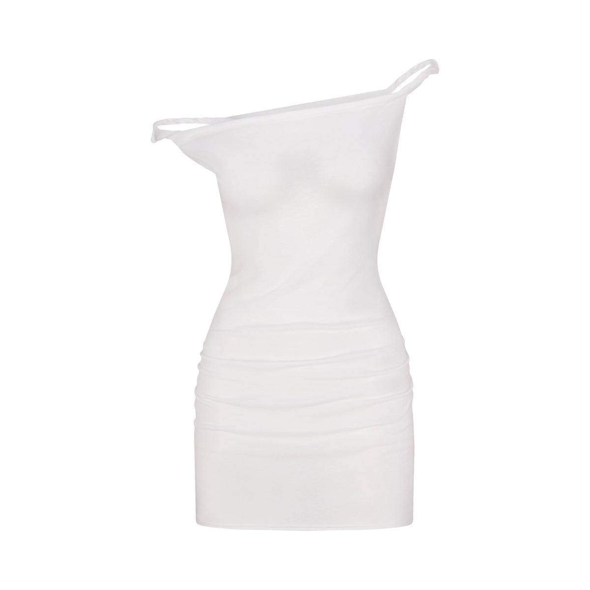 COTTON COVER-UPS SHORT DRESS | SNOW LAYS FLAT ON A WHITE BACKGROUND | FLT