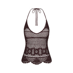 CROCHET COVER-UPS CAMI | PHOENIX FLAT ON A WHITE BACKGROUND | FLT