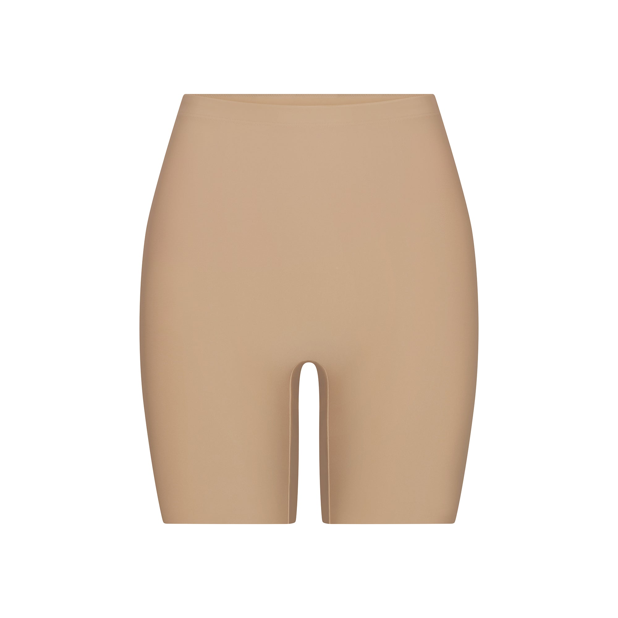 SKIMS BODY BUTT ENHANCING PADDED SHORT | CLAY FLAT ON A WHITE BACKGROUND | FLT | FLT