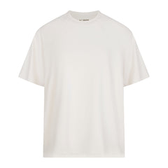NikeSKIMS AIRY OVERSIZED TEE | IVORY LAYS FLAT ON A WHITE BACKGROUND | FLT