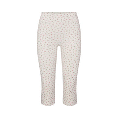NikeSKIMS MATTE CROP 17" LEGGING | DITSY FLORAL PRINT LAYS FLAT ON A WHITE BACKGROUND | FLT