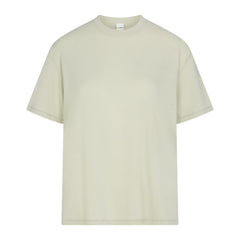 NikeSKIMS PERFORMANCE COTTON BLEND OVERSIZED SHORT SLEEVE TOP | TALC & LAYS FLAT ON A WHITE BACKGROUND | FLT