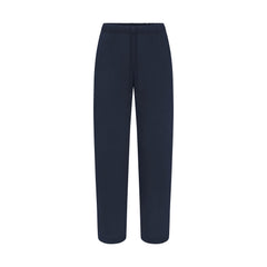 FLEECE LOUNGE MENS CLASSIC STRAIGHT LEG PANT | NAVYFLAT ON A WHITE BACKGROUND | FLT