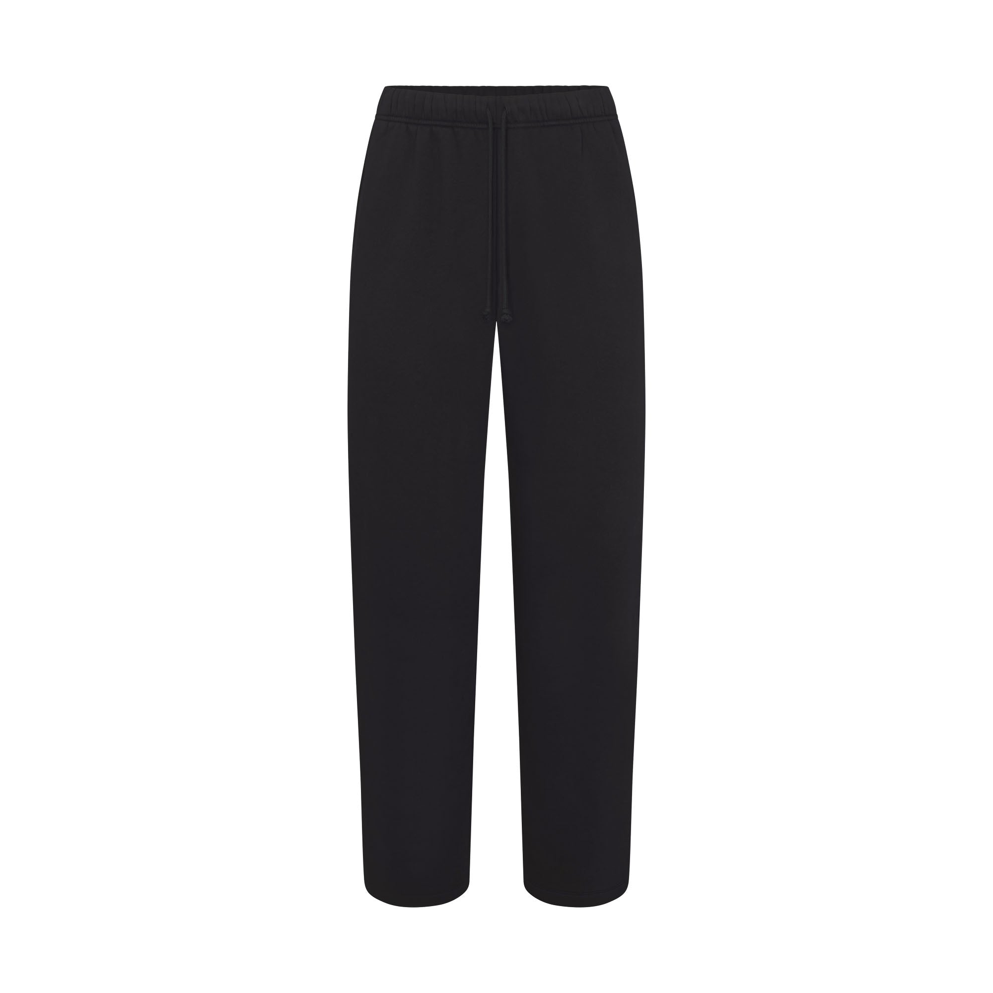 FLEECE LOUNGE MENS CLASSIC STRAIGHT LEG PANT | WASHED ONYX (MENS SHORTS) FLAT ON A WHITE BACKGROUND | FLT