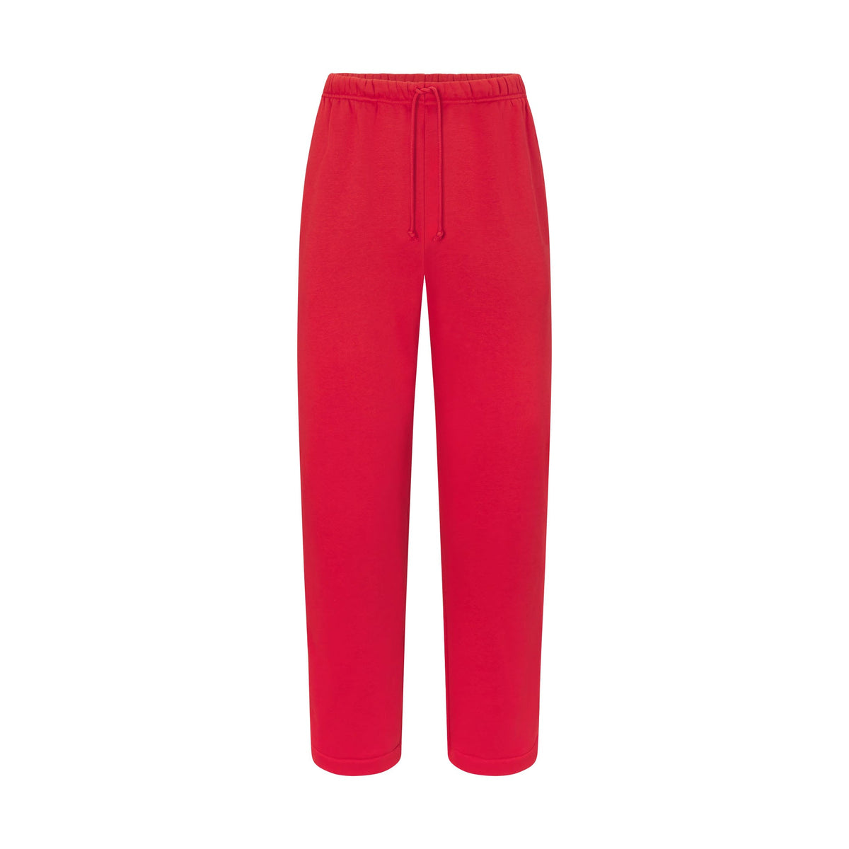 FLEECE LOUNGE MENS CLASSIC STRAIGHT LEG PANT | WASHED RED FLAT ON A WHITE BACKGROUND | FLT