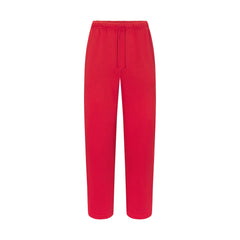 FLEECE LOUNGE MENS CLASSIC STRAIGHT LEG PANT | WASHED RED FLAT ON A WHITE BACKGROUND | FLT