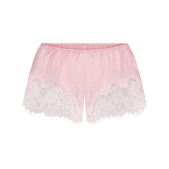 SILK LACE SHORT | PEONY TONAL FLAT ON A WHITE BACKGROUND | FLT